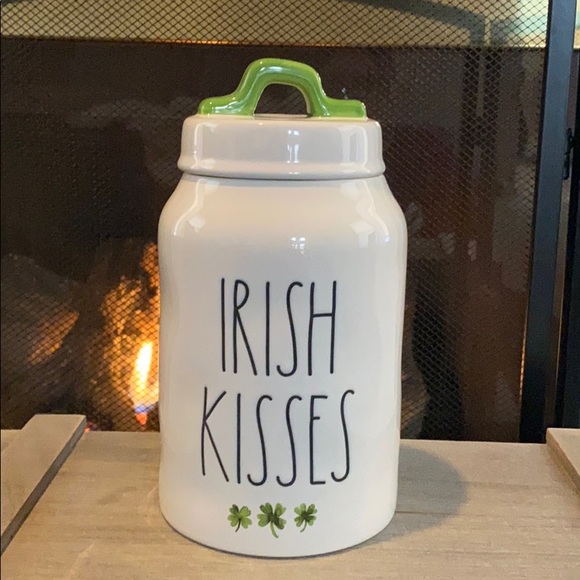 Rae Dunn Irish Kisses canister